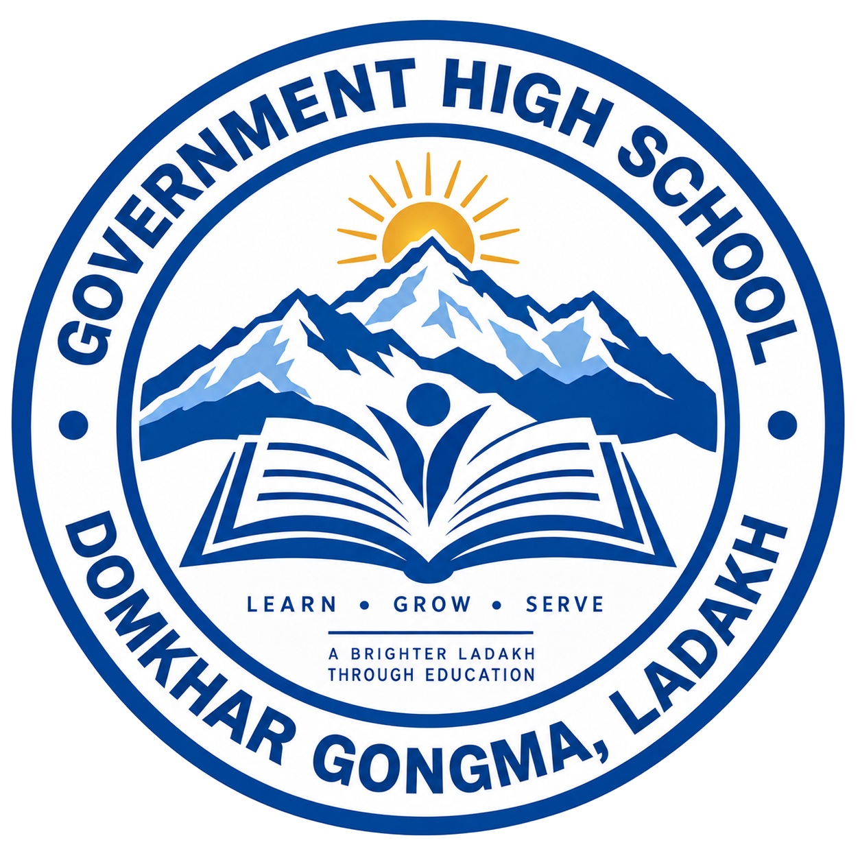 Govt High School Domkhar Gongma Logo