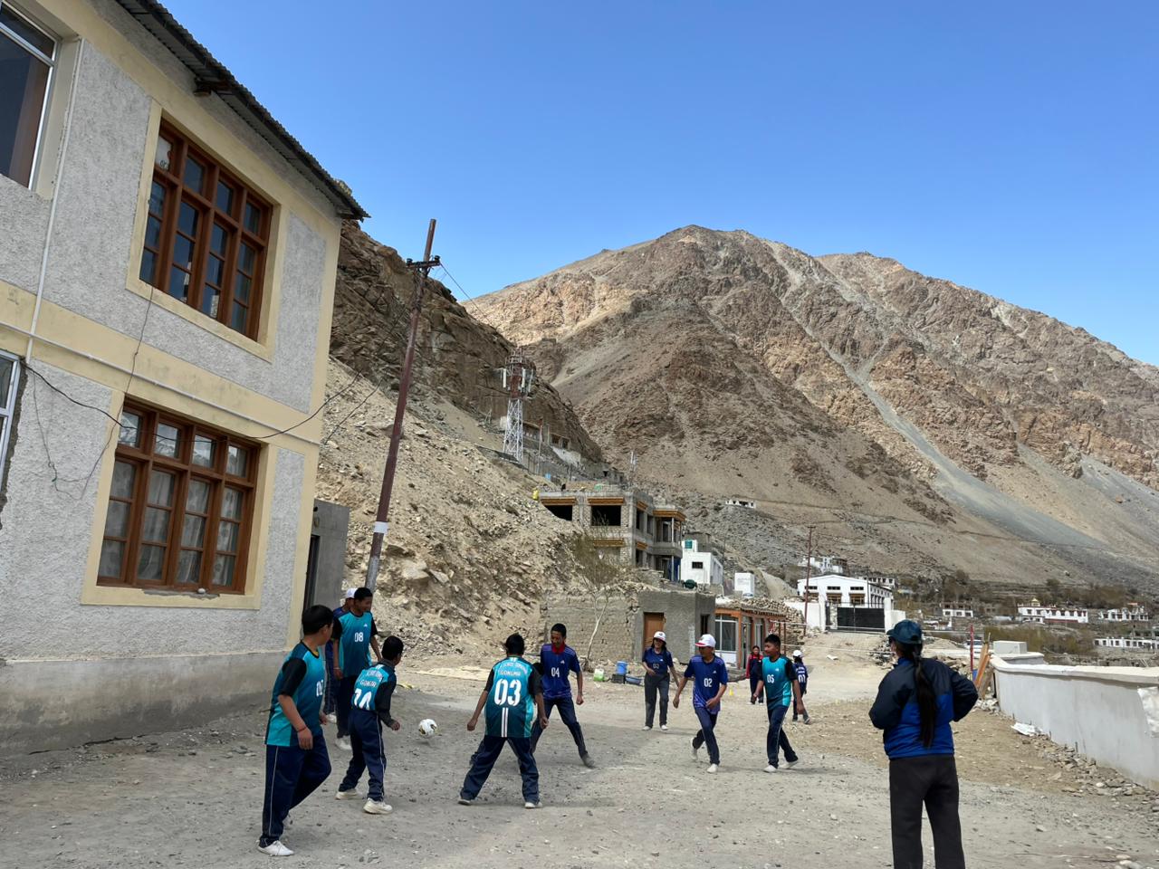 School Sports Ground & Play Area view 2